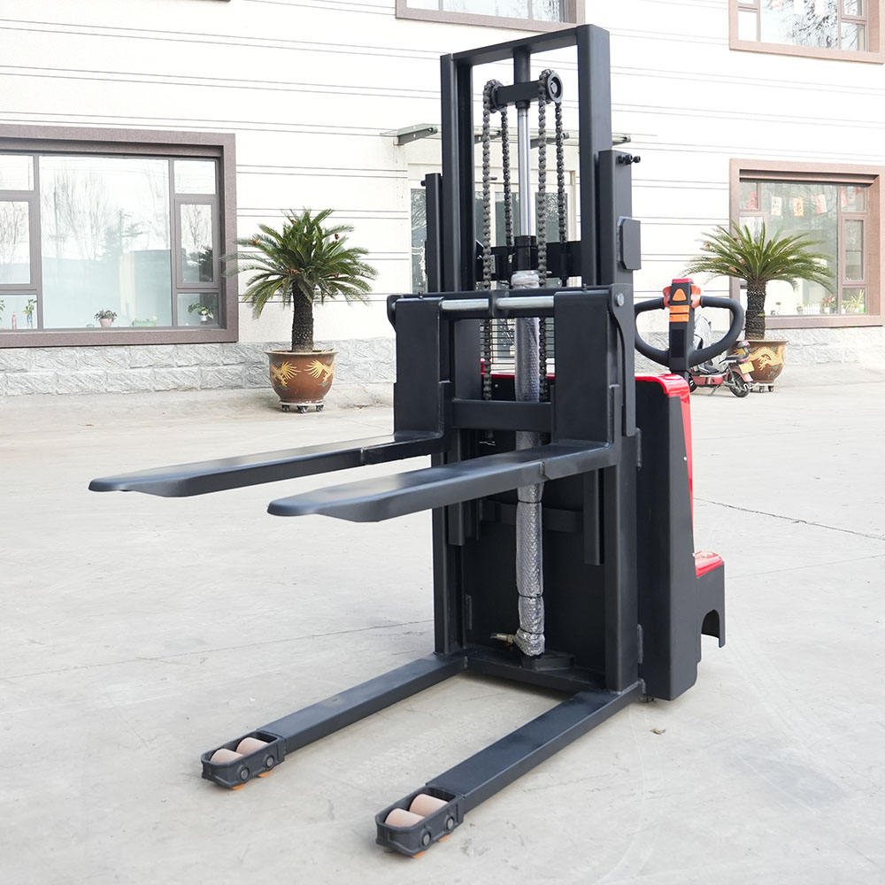 Tienu Multifunctio<i></i>nal Stacker Truck - 1500kg Self-Loading Portable Electric Forklift | 5m Lifting He
